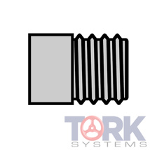 1/8 304SS 6000 BLANK THREADPIECE TECH PRODUCTS 6T104-0-SS