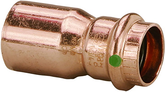 1-1/4X1/2 PROPRESS COPPER REDUCER FTGXP VIEGA 22333 (SOLD IN MULTIPLES OF 5)