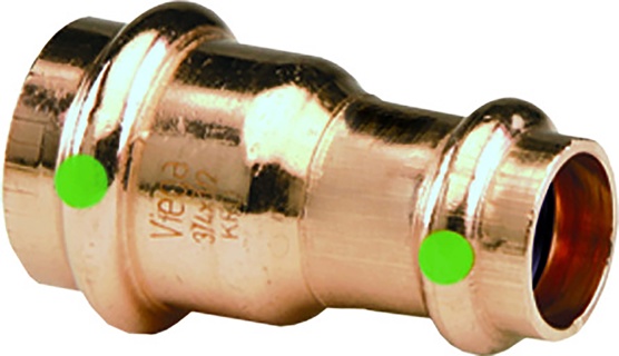 1X3/4 PROPRESS COPPER REDUCER PXP VIEGA 78152 (SOLD IN MULTIPLES OF 10)
