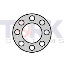 6 90/10 CUNI 150 NAVY SW FLANGE PLATE TYPE