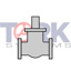 3/4 SS STEAM TRAP WITH STRAINER THRD TDS-52